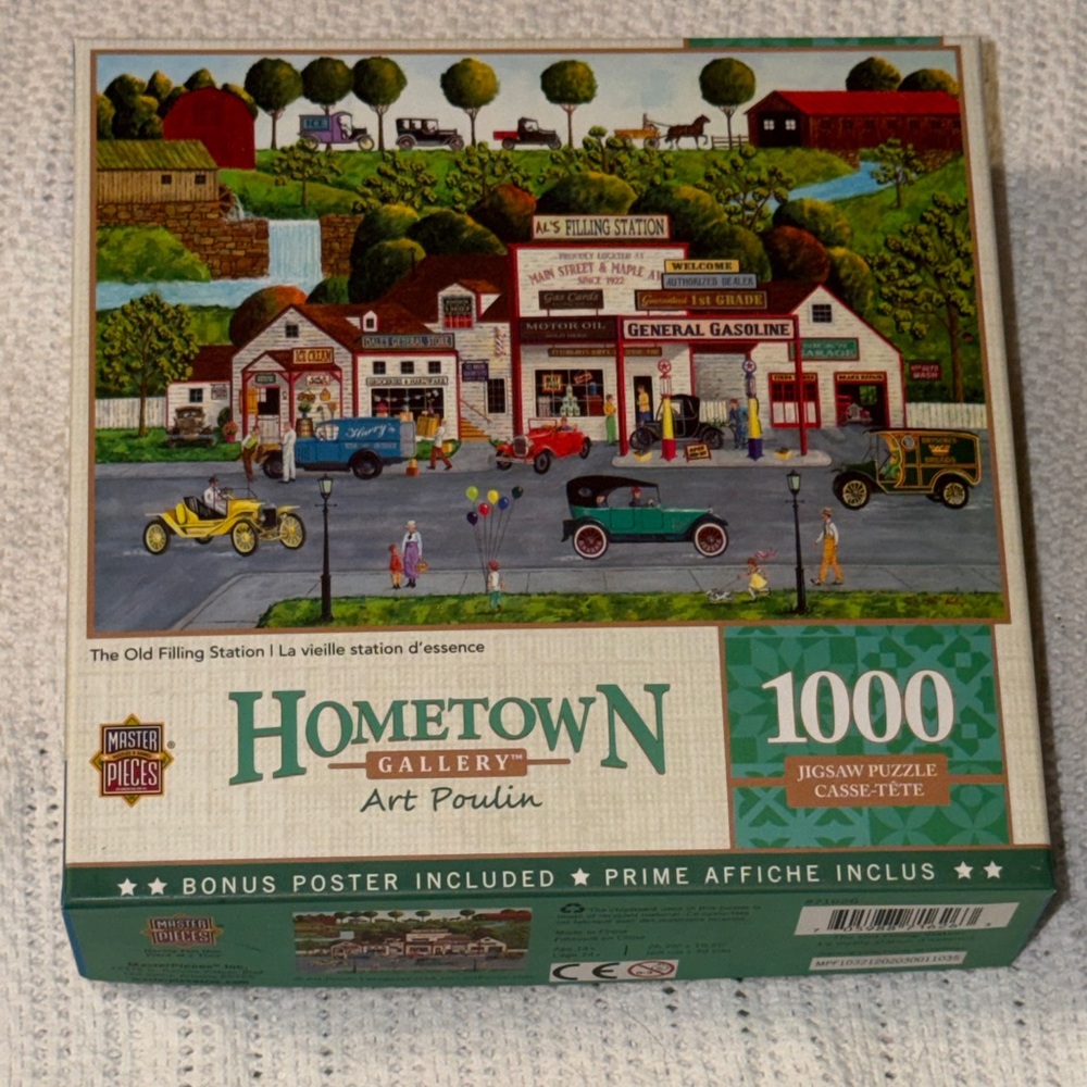 Hometown Gallery Jigsaw Puzzle - 1000 Pieces The Old Filling Station NEW Sealed